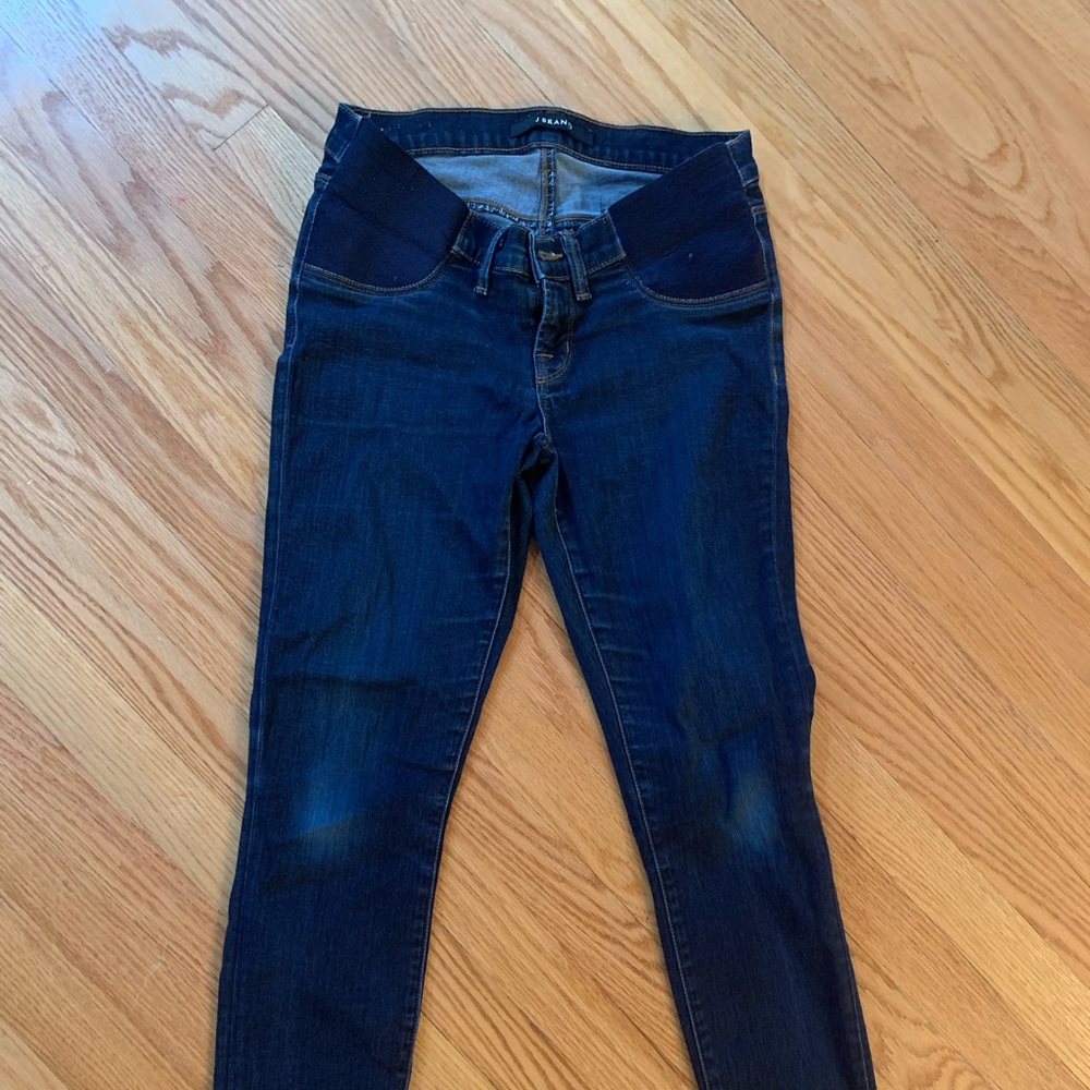 Jbrand maternity jeans with panels